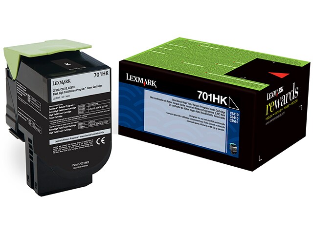 Lexmark 70C1HK0 High Yield Return Program Toner Cartridge Black
