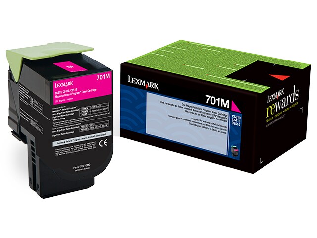 Lexmark 70C10M0 Return Program Toner Cartridge Magenta