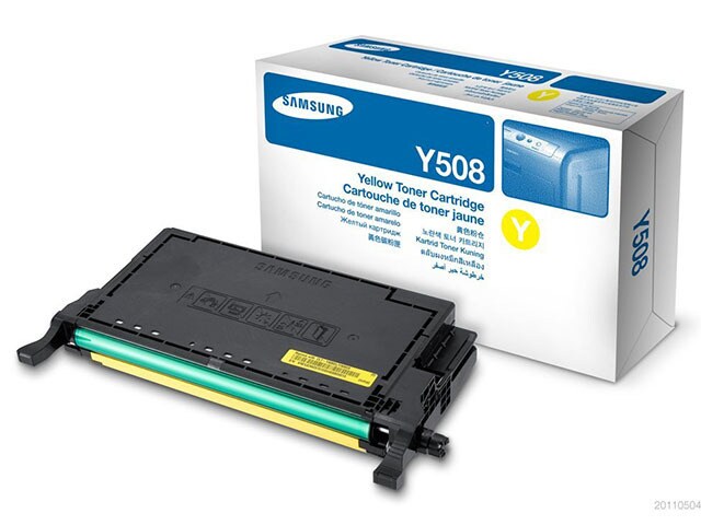 Samsung CLT Y508S SEE Toner Cartridge Yellow