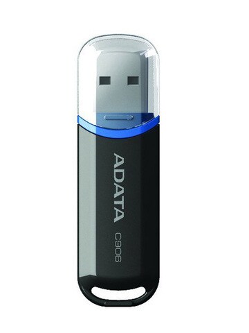 ADATA 16GB C906 Compact USB Flash Drive Black