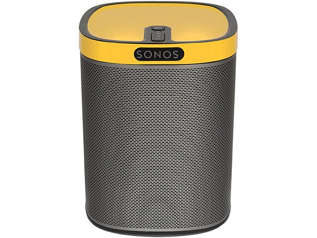 Flexson ColourPlay Colour Skins for SONOS PLAY 1 Speakers Sunflower Yellow Gloss
