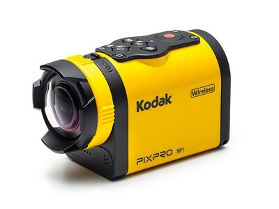 Caméscope d’action DVC-SP1-YL-US-3 PIXPRO SP1 avec ensemble explorateur de Kodak – jaune