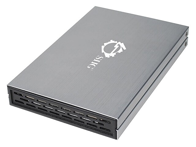 SIIG JUSA0912S1 SuperSpeed USB 3.0 to SATA 2.5 quot; Storage Enclosure Grey