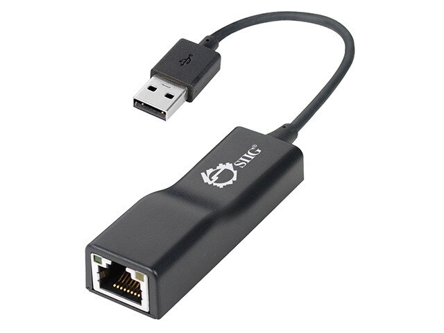 SIIG JUNE0012S1 USB 2.0 Fast Ethernet Adapter Black