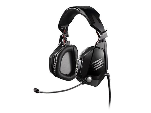Mad Catz F.R.E.Q.5 Gaming Headset for PC and Mac Gloss Black
