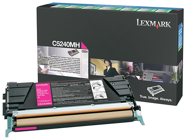 Lexmark C5240MH C524 C532 C534 High Yield Return Program Toner Cartridge Magenta