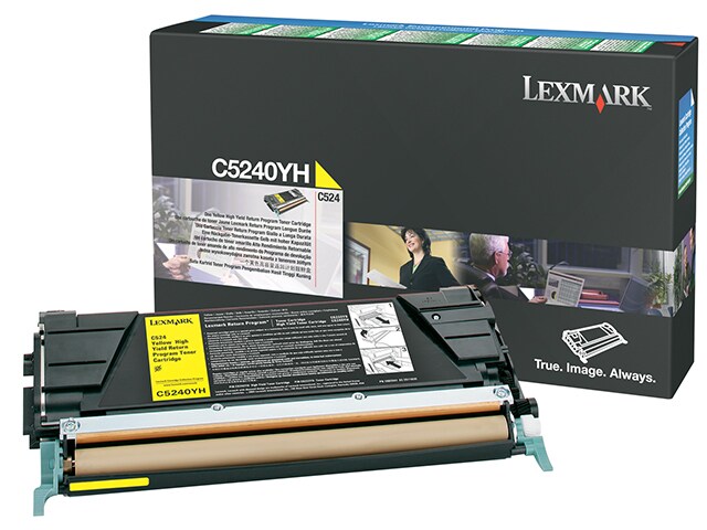Lexmark C5240YH C524 C532 C534 High Yield Return Program Toner Cartridge Yellow