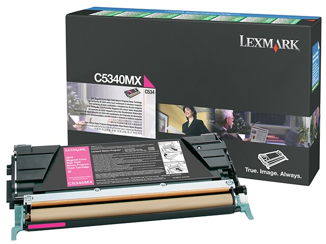 Lexmark C5340MX C534 Extra High Yield Return Program Toner Cartridge Magenta