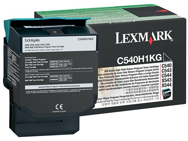 Lexmark C540H1KG High Yield Return Program Toner Cartridge Black