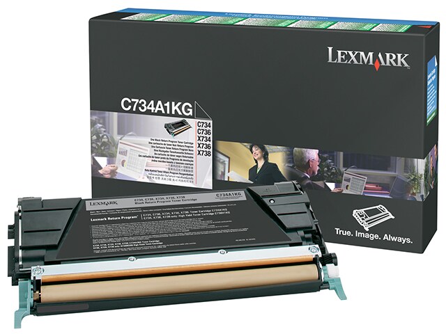 Lexmark C734A1KG Return Program Toner Cartridge Black