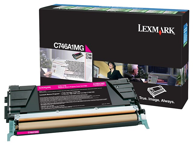 Lexmark C746A1MG Return Program Toner Cartridge Magenta