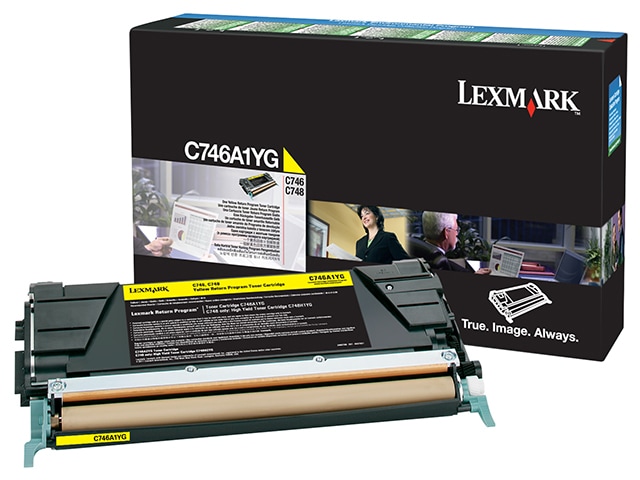 Lexmark C746A1YG Return Program Toner Cartridge Yellow