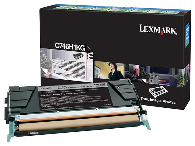 Lexmark C746H1KG High Yield Return Program Toner Cartridge Black