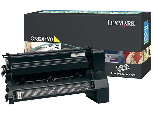 Lexmark C782X1YG Extra High Yield Return Program Print Cartridge Yellow