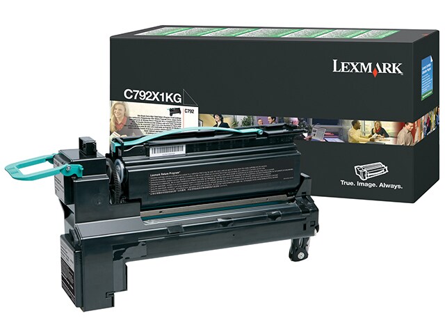 Lexmark C792X1KG Extra High Yield Return Program Print Cartridge Black