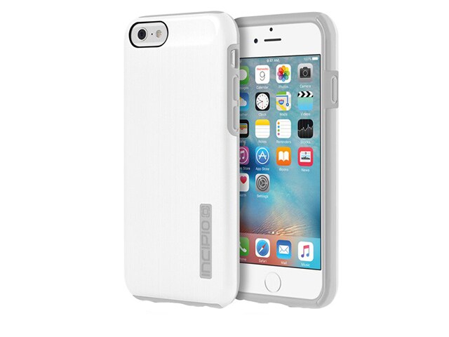 Incipio DualPro SHINE Case for iPhone 6 6s White Grey