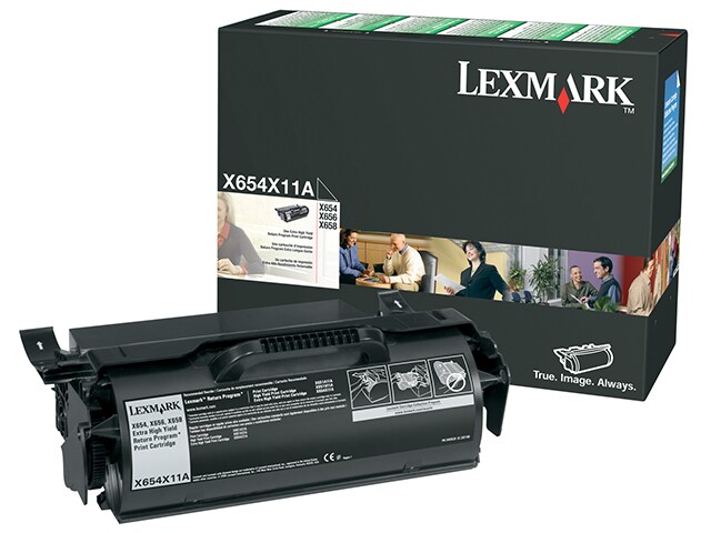 Lexmark X654X11A Extra High Yield Return Program Toner Cartridge