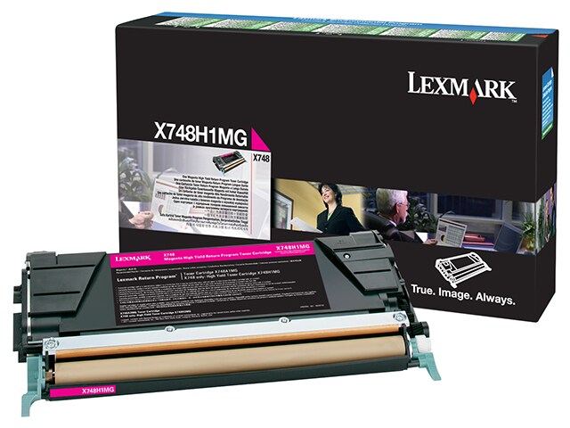 Lexmark X748H1MG High Yield Return Program Toner Cartridge Magenta