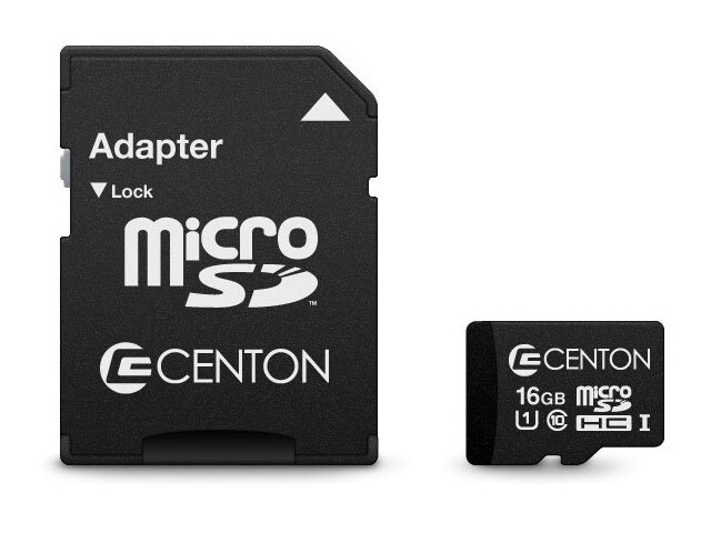 Centon UHS1 MicroSD Flash Card 16GB