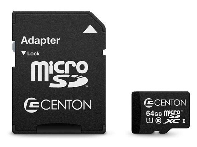 Centon Micro SDXC Class 10 with Jewel Case 64GB