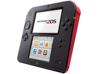 Nintendo 2DS Portable Console with Mario Kart 7 - Crimson Red