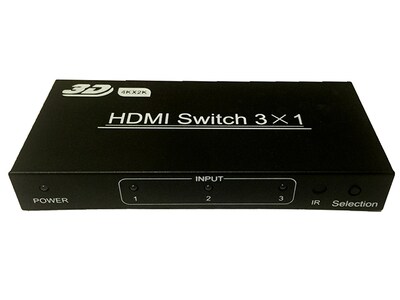 Electronic Master EMHD0301 3-in-1  HDMI Switch - Black