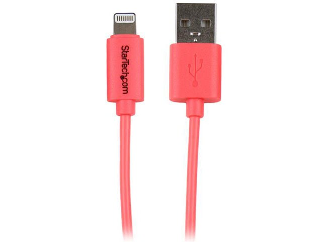 StarTech 1m 3 Apple Lightning Connector to USB Cable Pink