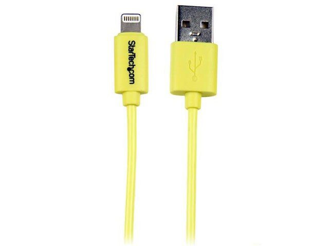 Startech 1m 3 Apple Lightning Connector to USB Cable Yellow