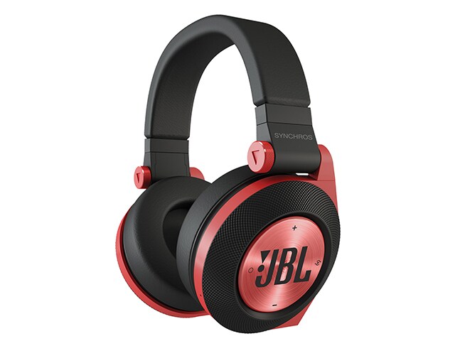 JBL Synchros E50BT Bluetooth enabled Wireless Headphones Red
