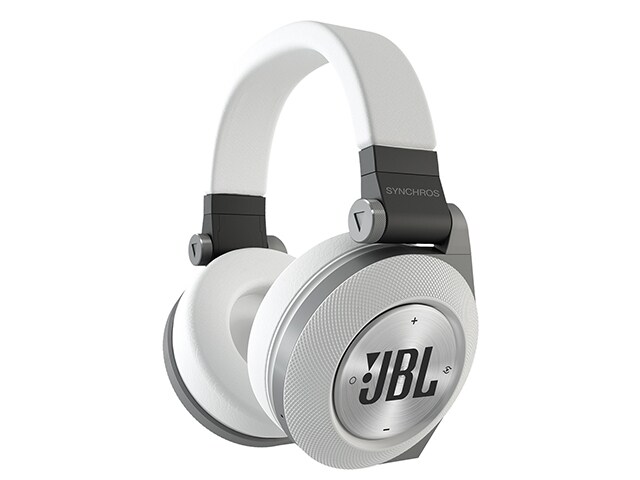 JBL Synchros E50BT Bluetooth enabled Wireless Headphones White