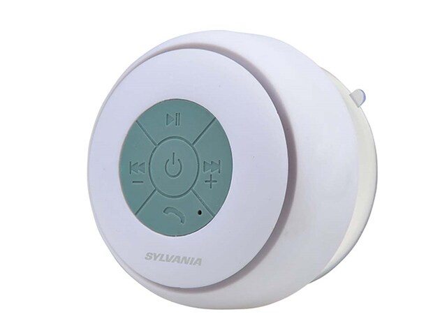 SYLVANIA Bluetooth Shower Speaker White