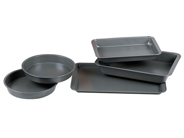Modern Homes 5 Piece Round and Roaster Pan Set
