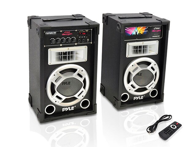 Pyle Dual 800W Disco Jam Powered PA BluetoothÂ® Speakers