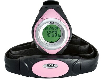 Pyle Heart Rate Monitor Watch - Pink
