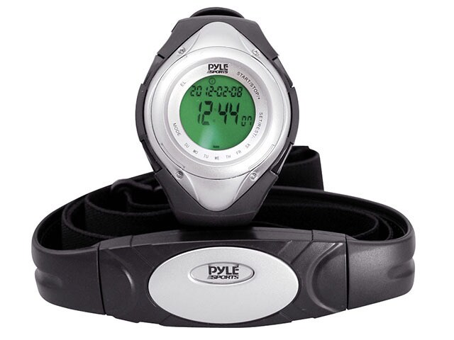 Pyle Heart Rate Monitor Watch Silver