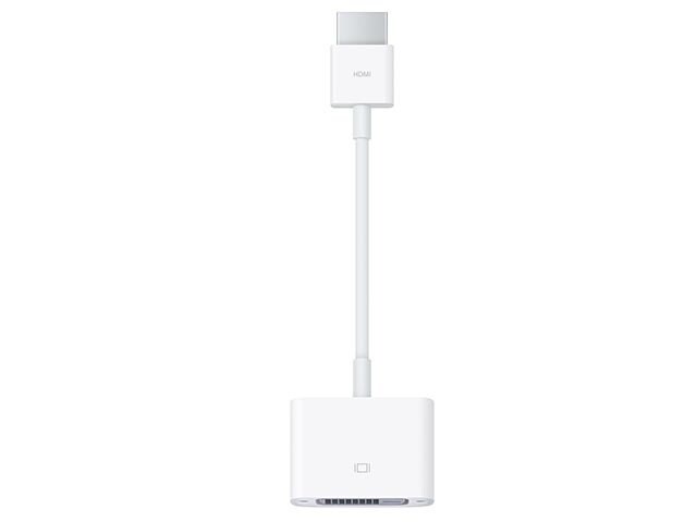 AppleÂ® HDMI to DVI Adapter White
