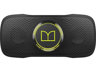 Monster® SuperStar™ BackFloat High Definition Bluetooth® Speaker - Black & Neon Green