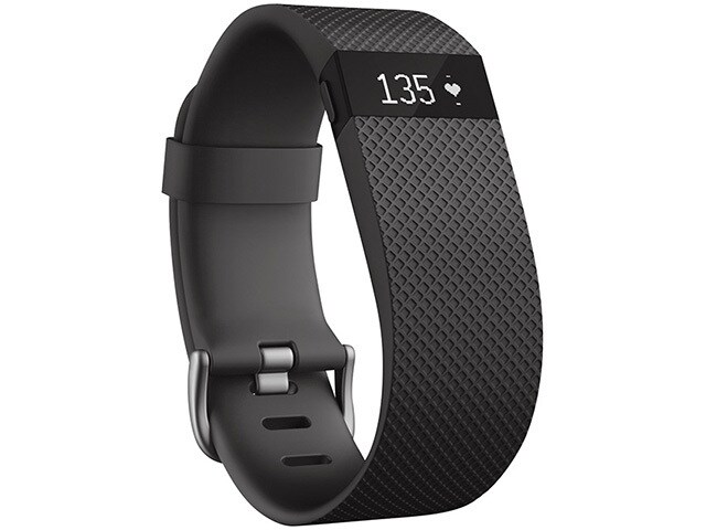 Fitbit Charge HR Wireless Activity Tracker Large Black