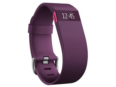Fitbit Charge HR Wireless Activity Tracker - Small - Plum