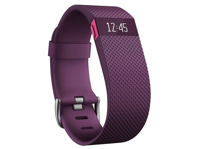Fitbit Charge HR Wireless Activity Tracker Small Plum