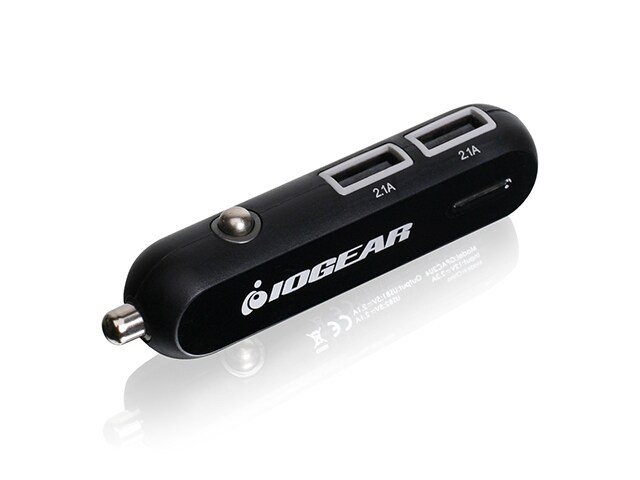 IOGEAR GearPower Dual USB 4.2A Car Charger