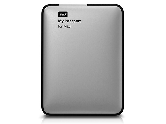 Western Digital My Passport Portable 2TB Hard Drive for Mac Silver