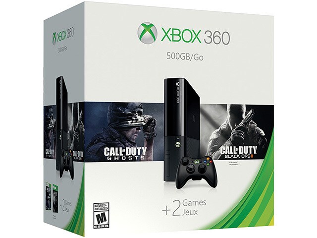 Xbox 360 500GB E Console Call of Duty Ghosts Bundle