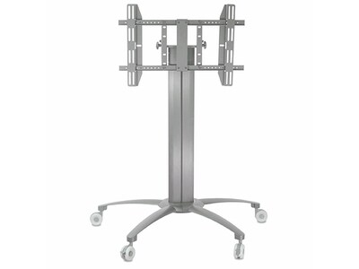 TygerClaw LCD8502 32" - 55" Mobile TV Stand - Silver