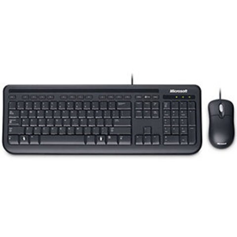 Microsoft Wired Desktop 400 Keyboard Mouse for Business English