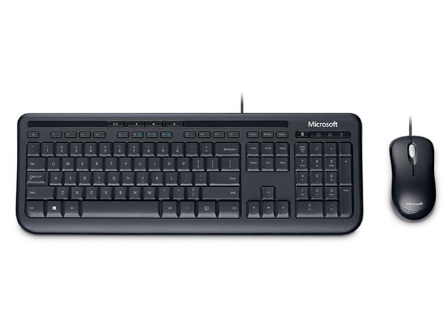 Microsoft Wired Desktop 600 Keyboard Mouse English