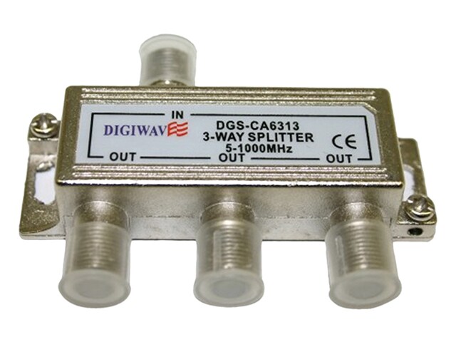 Digiwave DGSCA6313 3 Way Splitter for 5 to 1000Mhz