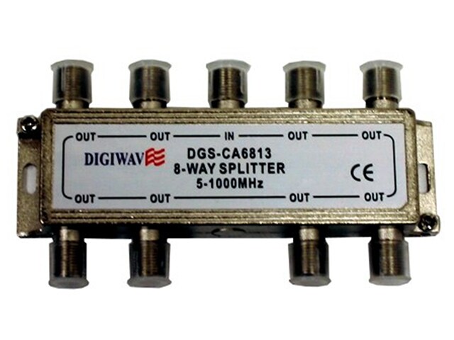 Digiwave DGSCA6813 8 Way Splitter for 5 to 1000Mhz
