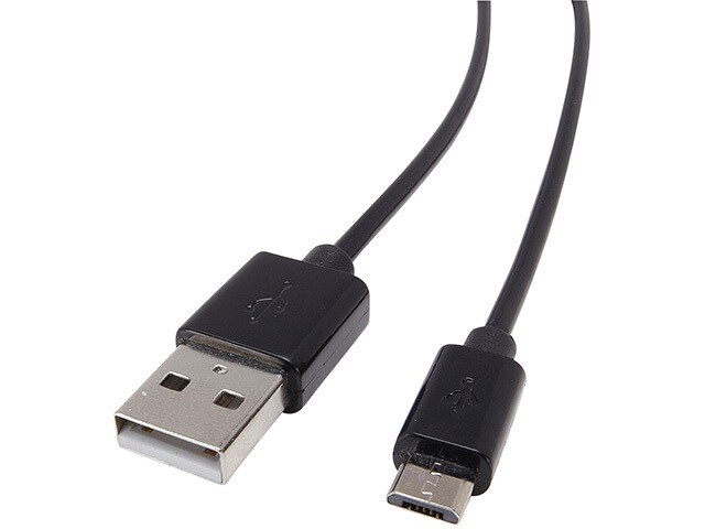 Nexxtech 1.8m 6ft. Micro to USB Cable Black