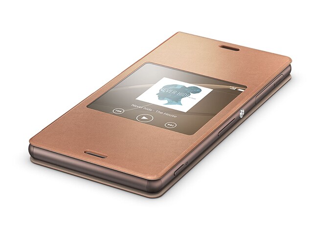Sony Style Cover Window for Xperia Z3 Copper